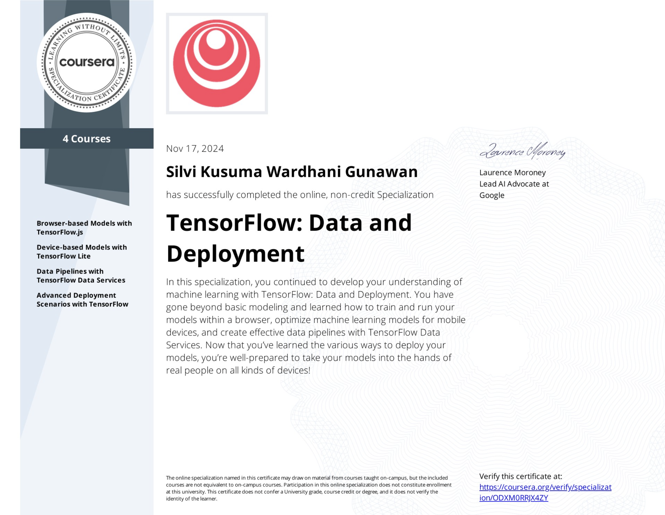 Data and Deployment Specialization