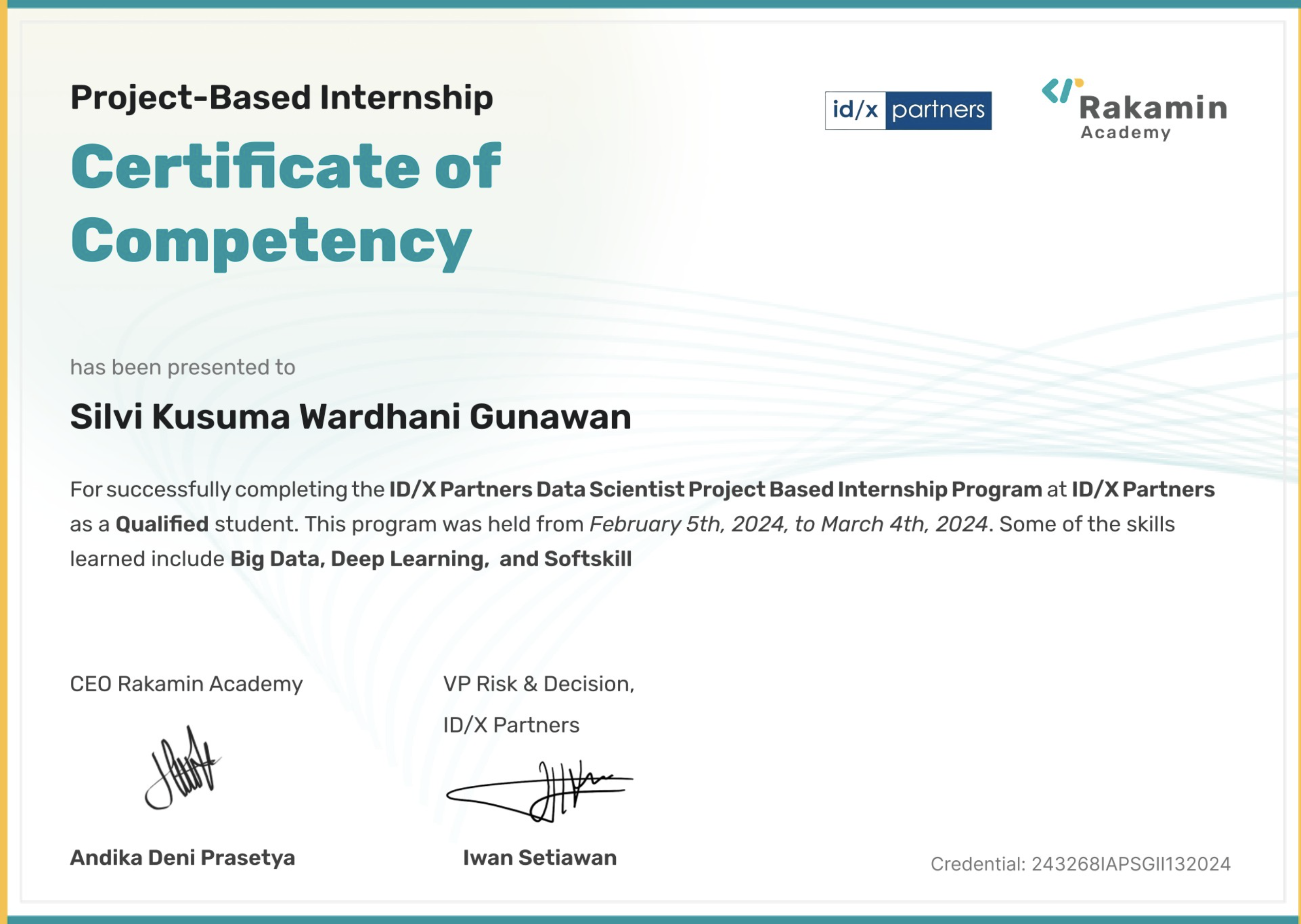 ID/X Partners Internship