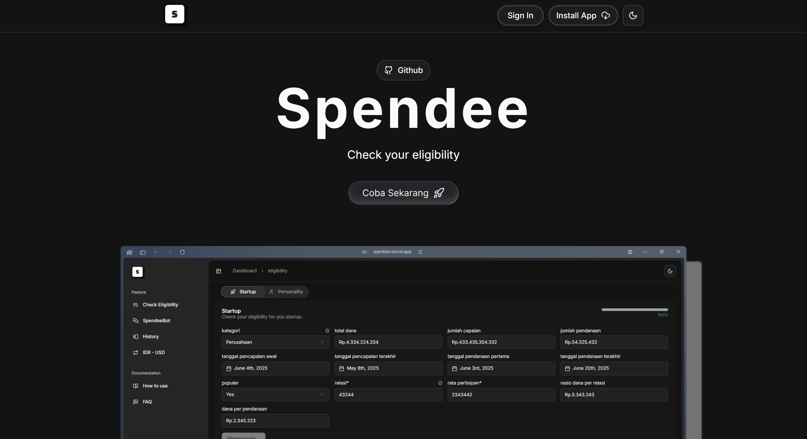 Spendee Project